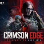 Artwork promozionale della Season 2 Crimson Edge di Arena Breakout Infinite, con Hecate, nuovo boss in primo piano.