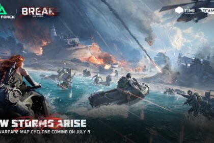 Soldati Delta Force sbarcano su una spiaggia sotto attacco nella nuova mappa Cyclone della Season 5 Break