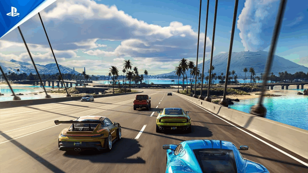 Uno screenshot dell'ormai tramontato "The Crew"