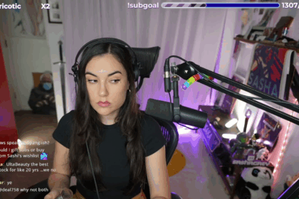 Sasha Grey durante la sua maratona Doom The Dark Ages