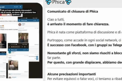 Chiude Phica.net, forum sessista