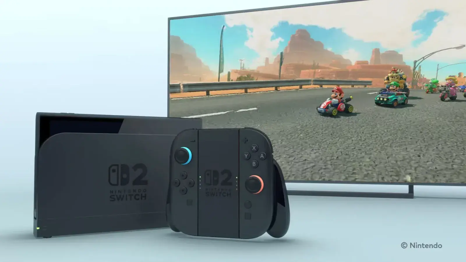 Nintendo Switch 2 dock 4K in modalità TV