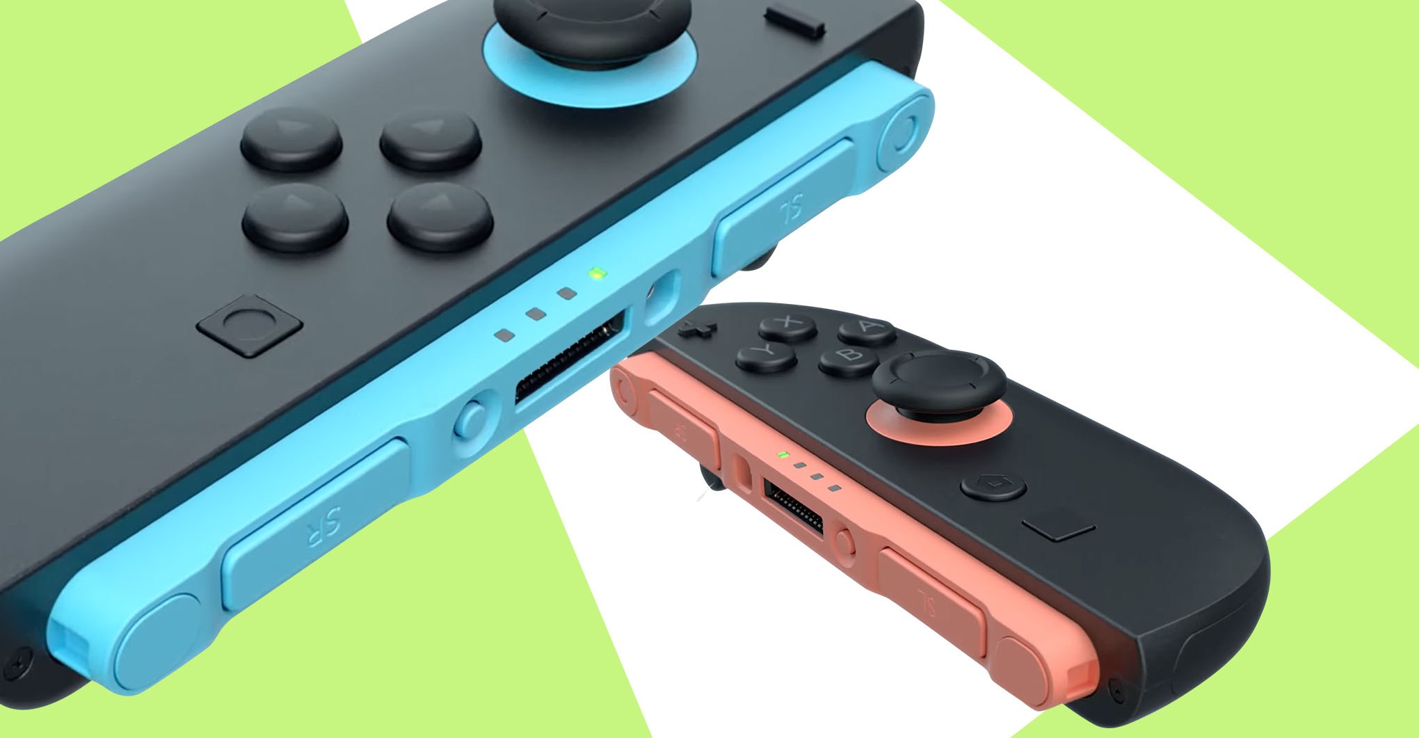 Vista laterale Nintendo Switch 2 con Joy-Con magnetici