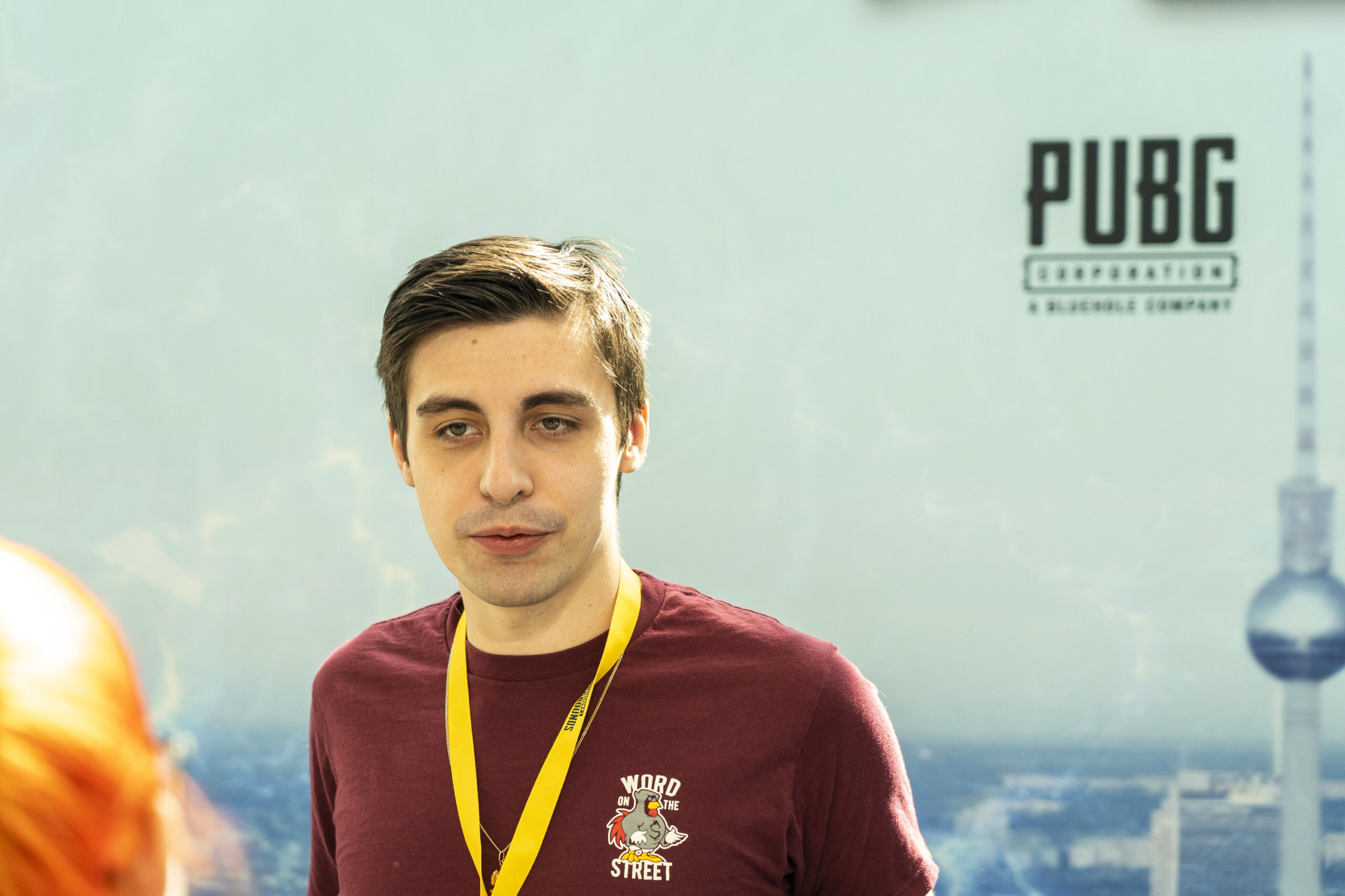 Shroud ritratto al PUBG Global Invitational 2018